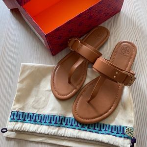 Brand New Tory Burch Marsden Flat Sandals Size 8